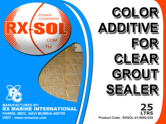 COLOR ADDITIVE FOR CLEAR GROUT SEALER