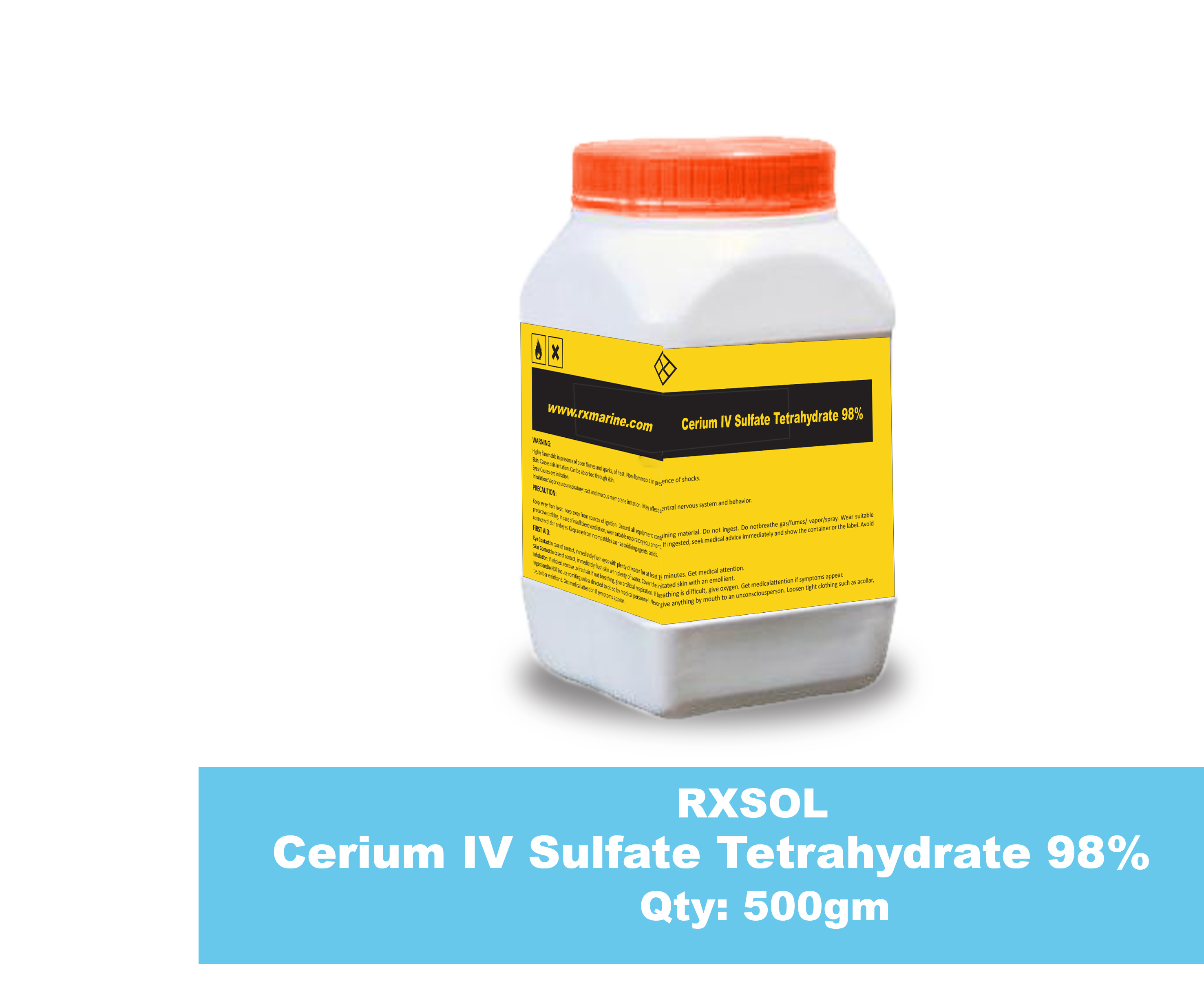 Cerium IV Sulfate Tetrahydrate