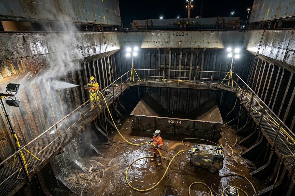 Vessel Cargo Tank Cleaning Operation